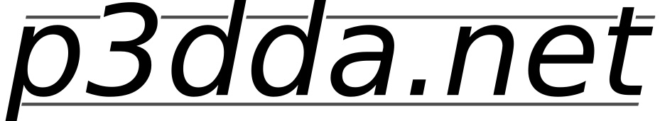 p3dda.net Logo